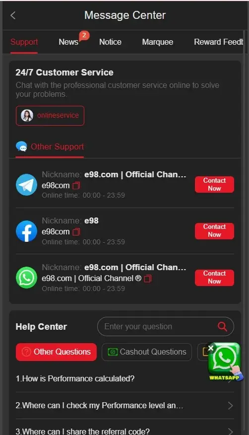 E98-Game-app