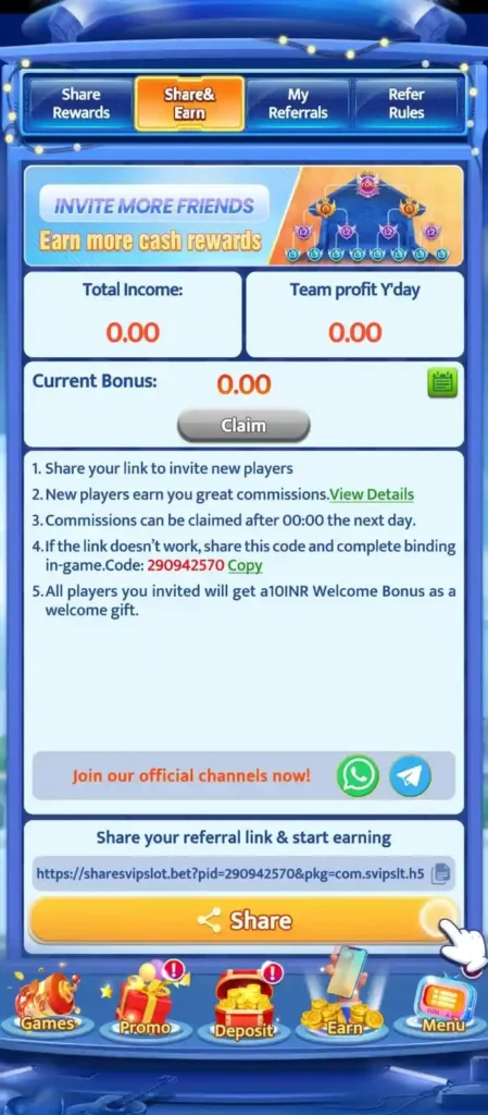 SvipSlot-Game-Login