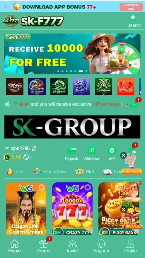 SK-F777-Game-Login-Page-on-Android